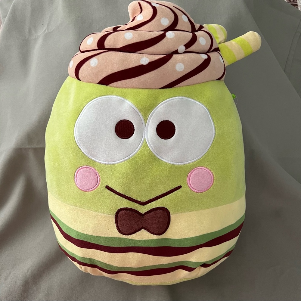 Squishmallow Hello Kitty friend Keroppi Ice Cream 12”